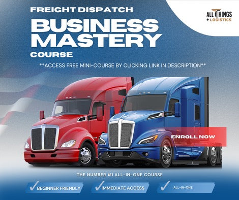 Freight Dispatch Business Mastery Course (free mini-course linked in description)